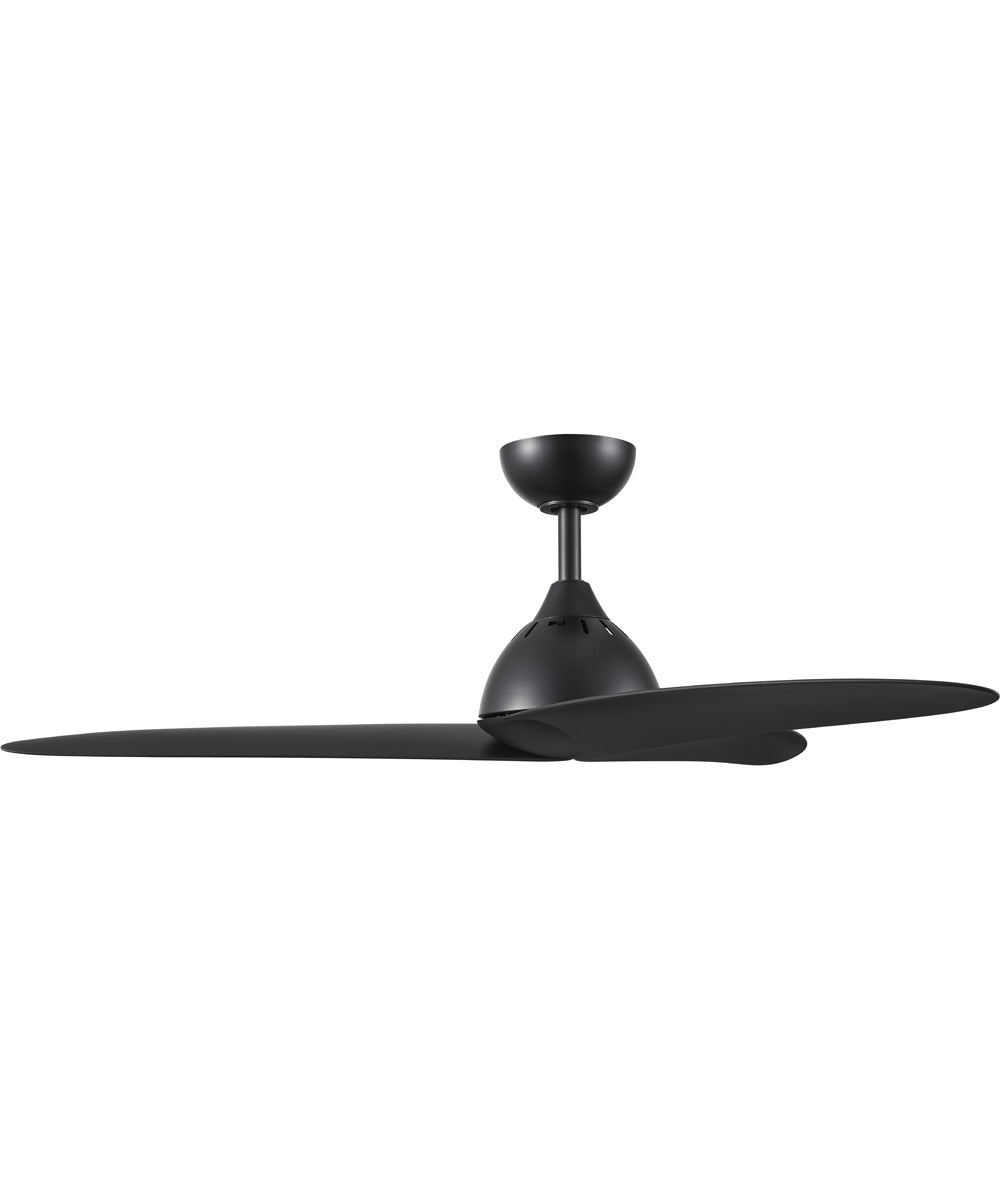 Nirra 52-in. 3-Blade Modern Ceiling Fan Matte Black