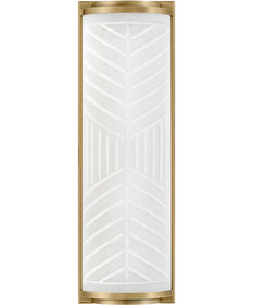 Devon LED-Light Medium Bath Sconce in Lacquered Brass