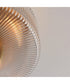Kasbah 4-Light Flush Mount Satin Brass