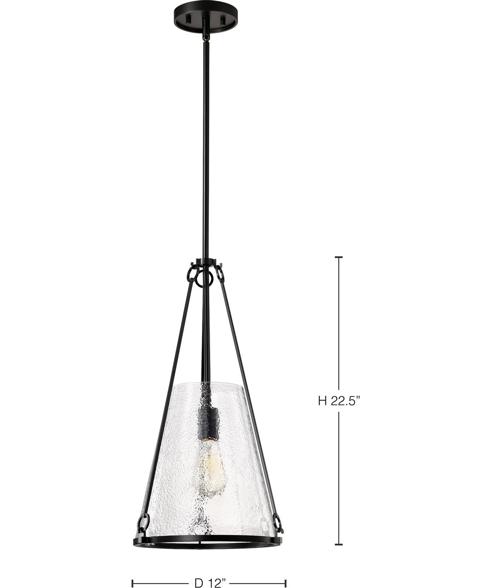 Valentine 1-Light Pendant Black