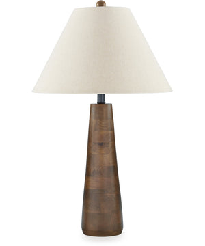 Danset Wood Table Lamp Brown