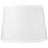 16"W x 11"H SLIP UNO FITTER White Floor Lampshade