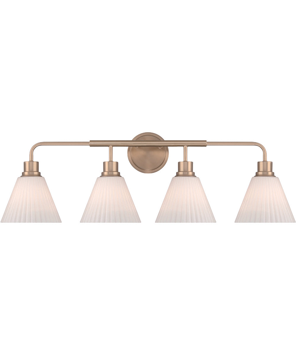 Pleated II 4-Light Lighting Premium Bronze