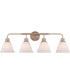 Pleated II 4-Light Lighting Premium Bronze