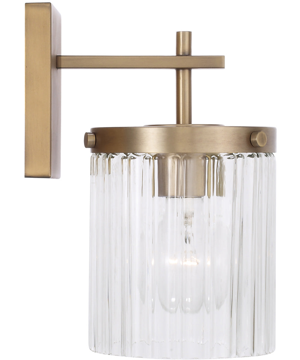 Vaughn 1-Light Sconce Aged Brass