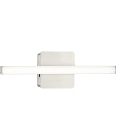 Phase 4 16 in. Small Modern Integrated 3CCT Integrated LED Linear Vanity Light Brushed Nickel
