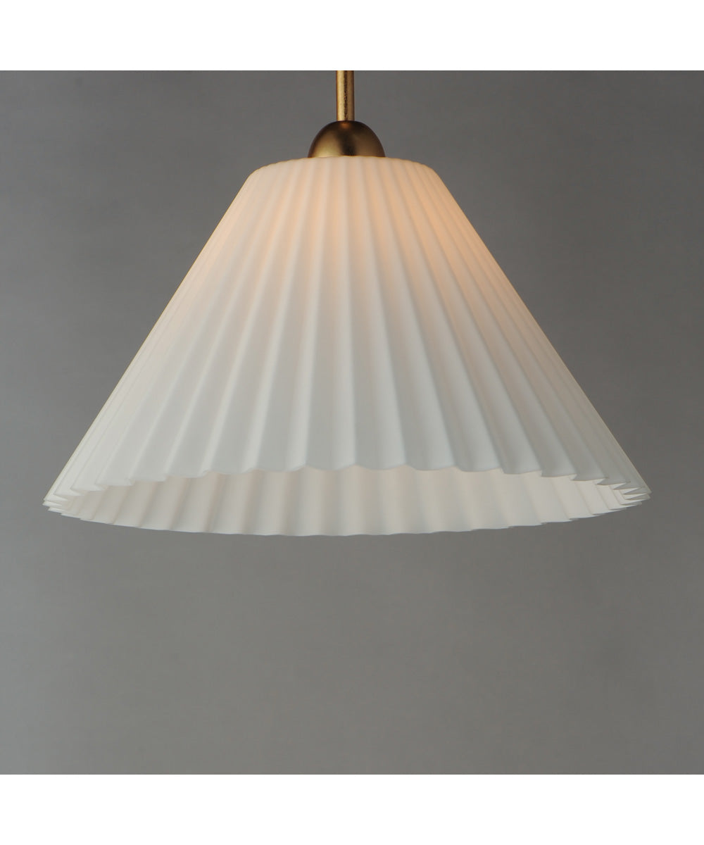 Kismet 20 inch Pendant Gold Leaf