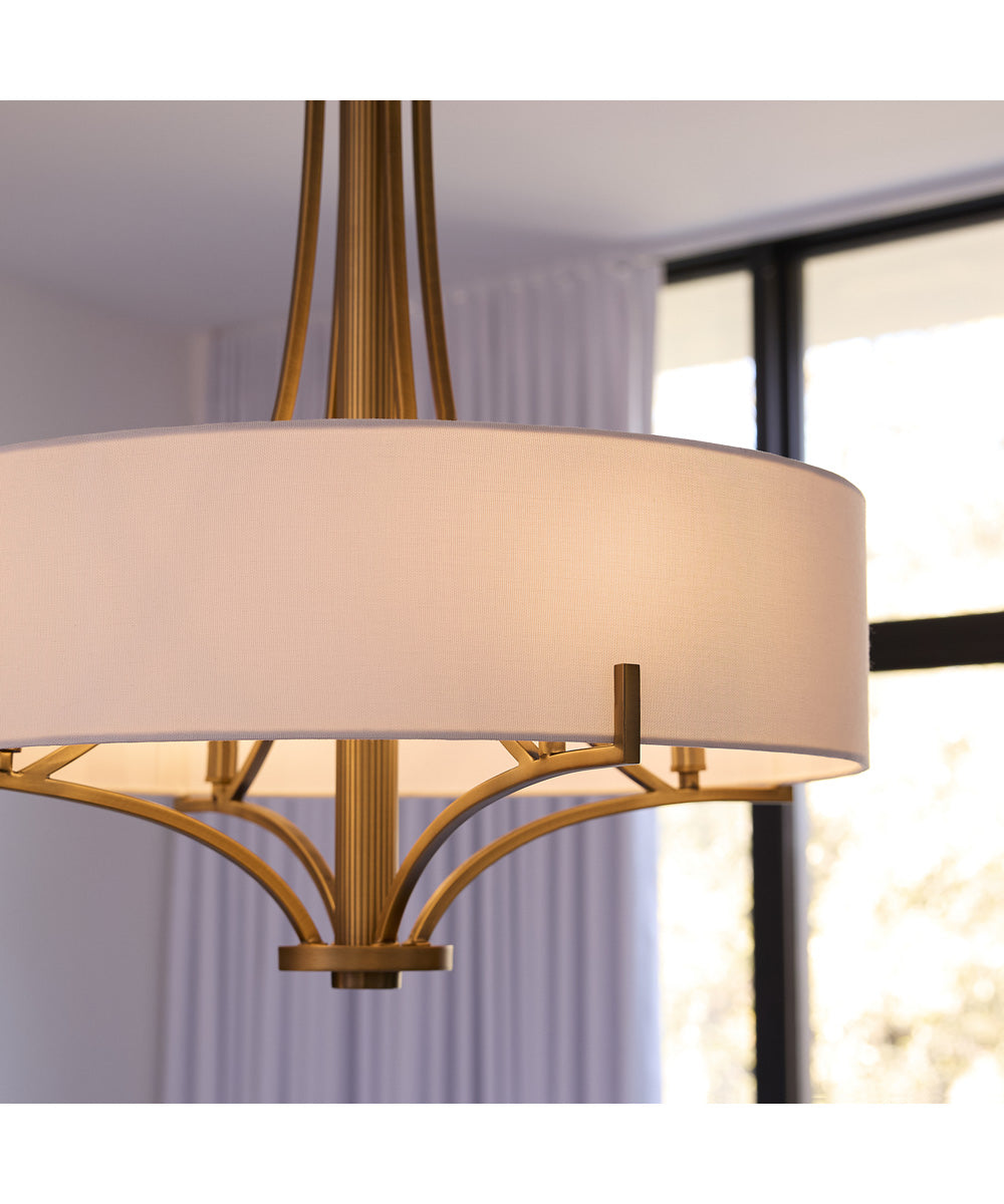 Imperial 4-light Pendant Brushed Brass