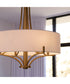 Imperial 4-light Pendant Brushed Brass