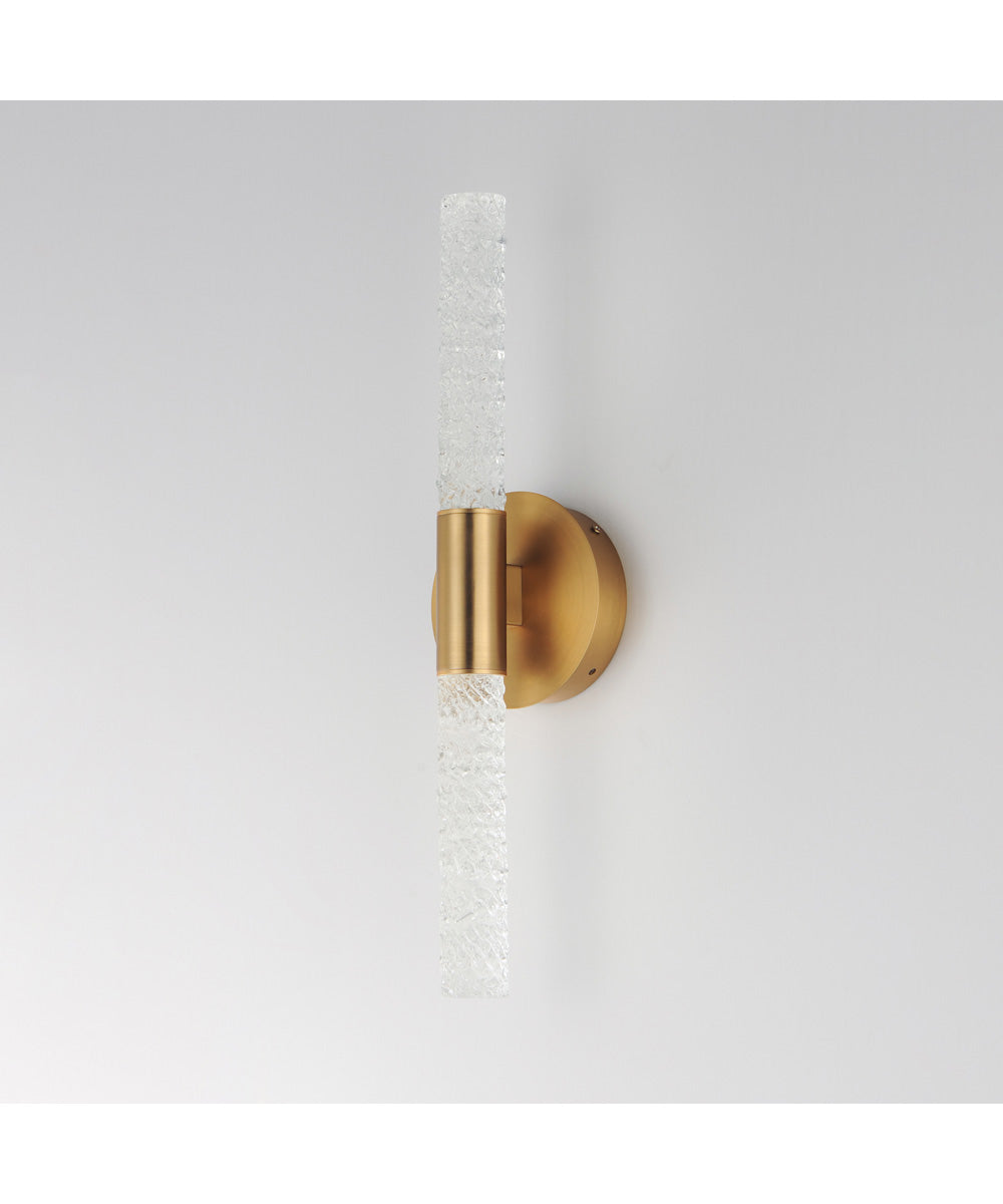 Duchess 2-Light Wall Sconce Natural Aged Brass