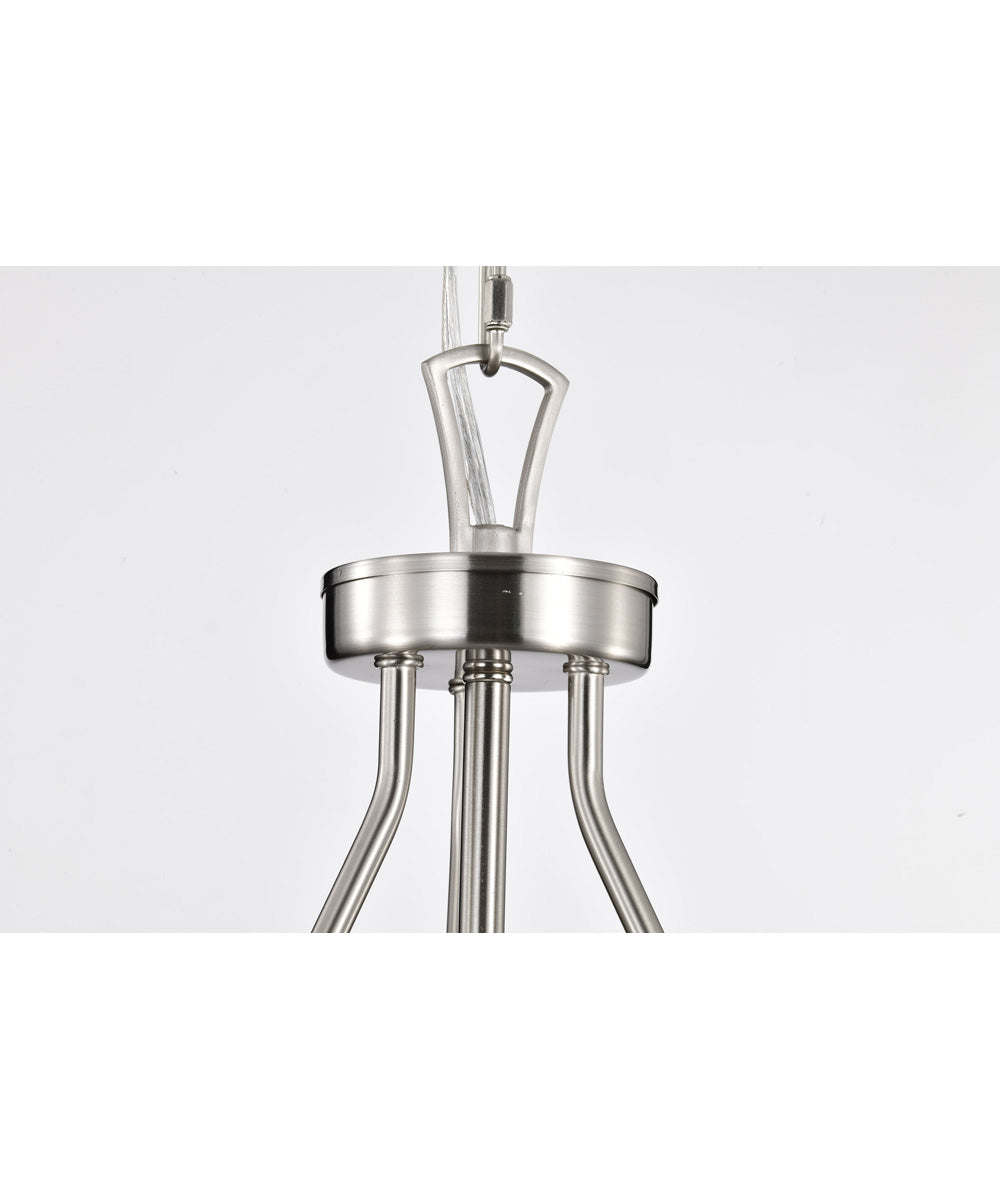 Boliver 3-Light Pendant Brushed Nickel