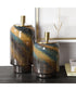 Celestial Tide Glass Containers Set of 2