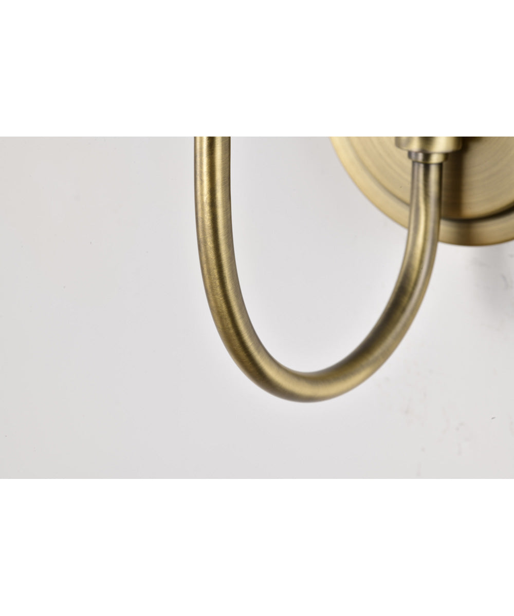 Brookside 1-Light Vanity & Wall Vintage Brass