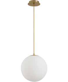 Luna Pendant Aged Brass