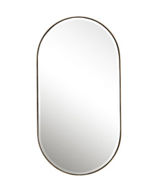 Lago Oval Gold Mirror