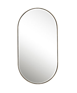 Lago Oval Gold Mirror