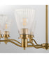 Lawton 8-light Chandelier Brushed Brass