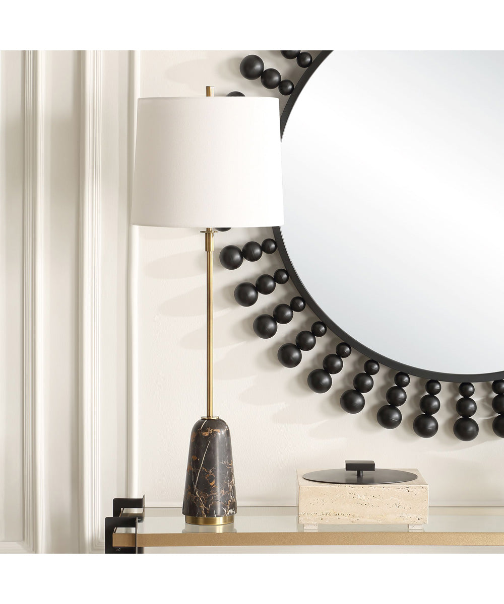 Jenson Black Marble Buffet Lamp