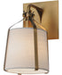 Bandera 1-Light Wall Sconce Natural Aged Brass