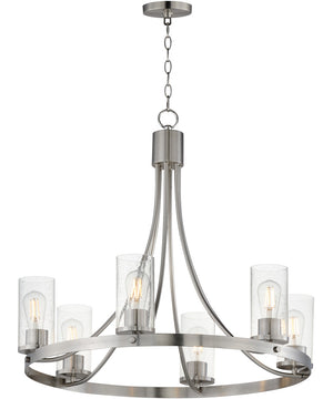Livingston 6-Light Chandelier Satin Nickel