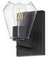 Geode 1-Light Sconce Black