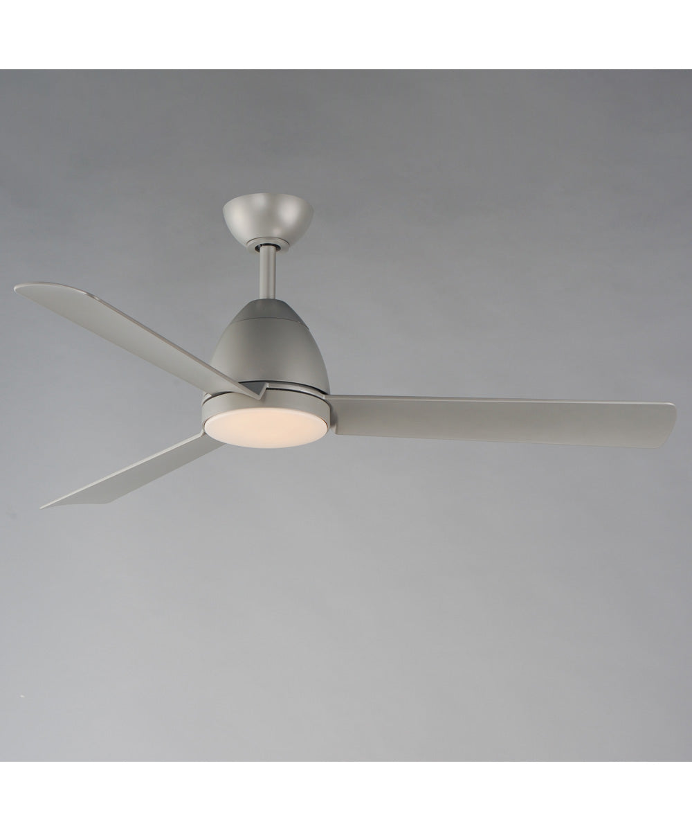 Seaborne 52 inch Marine Grade Fan w LED Light Kit Satin Nickel