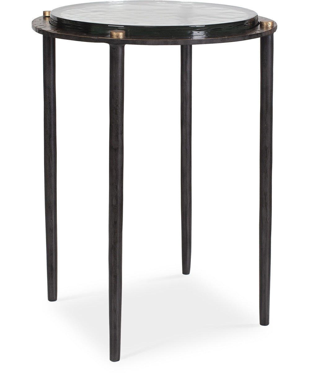 Kennington Round Glass Accent Table