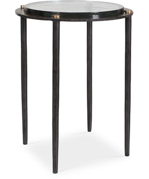 Kennington Round Glass Accent Table