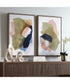 Abstract Afternoon Framed Canvases Set of 2