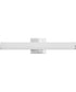 Phase 6.2 24 in. 5CCT Integrated LED Linear Vanity Light Polished Chrome