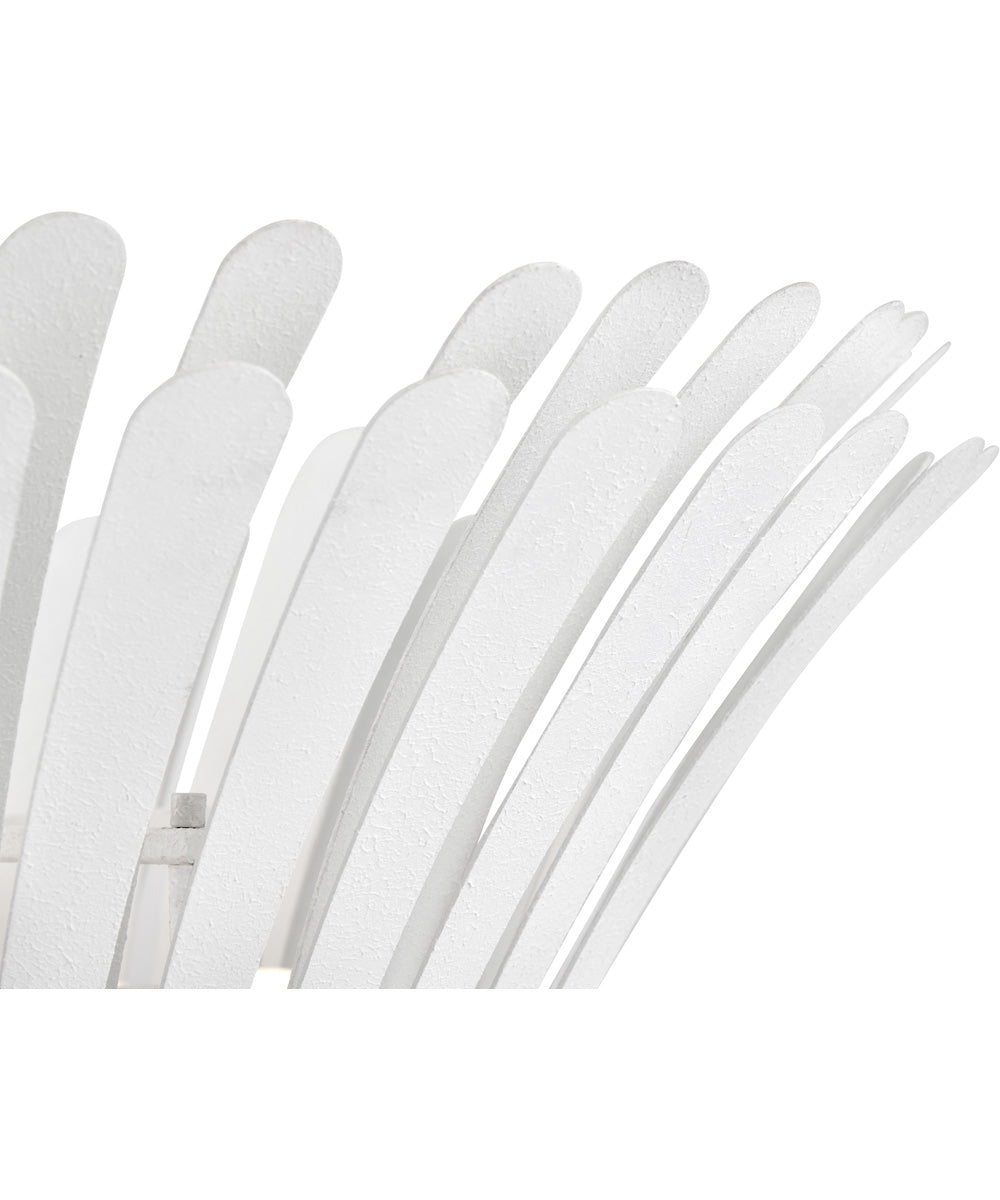 Reina 3-Light Medium Tapered Chandelier in Textured Plaster