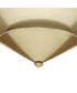 Pinellas 25 in. 4-Light Flush Mount Soft Gold