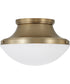 Arlo 3-Light Flush Aged Brass