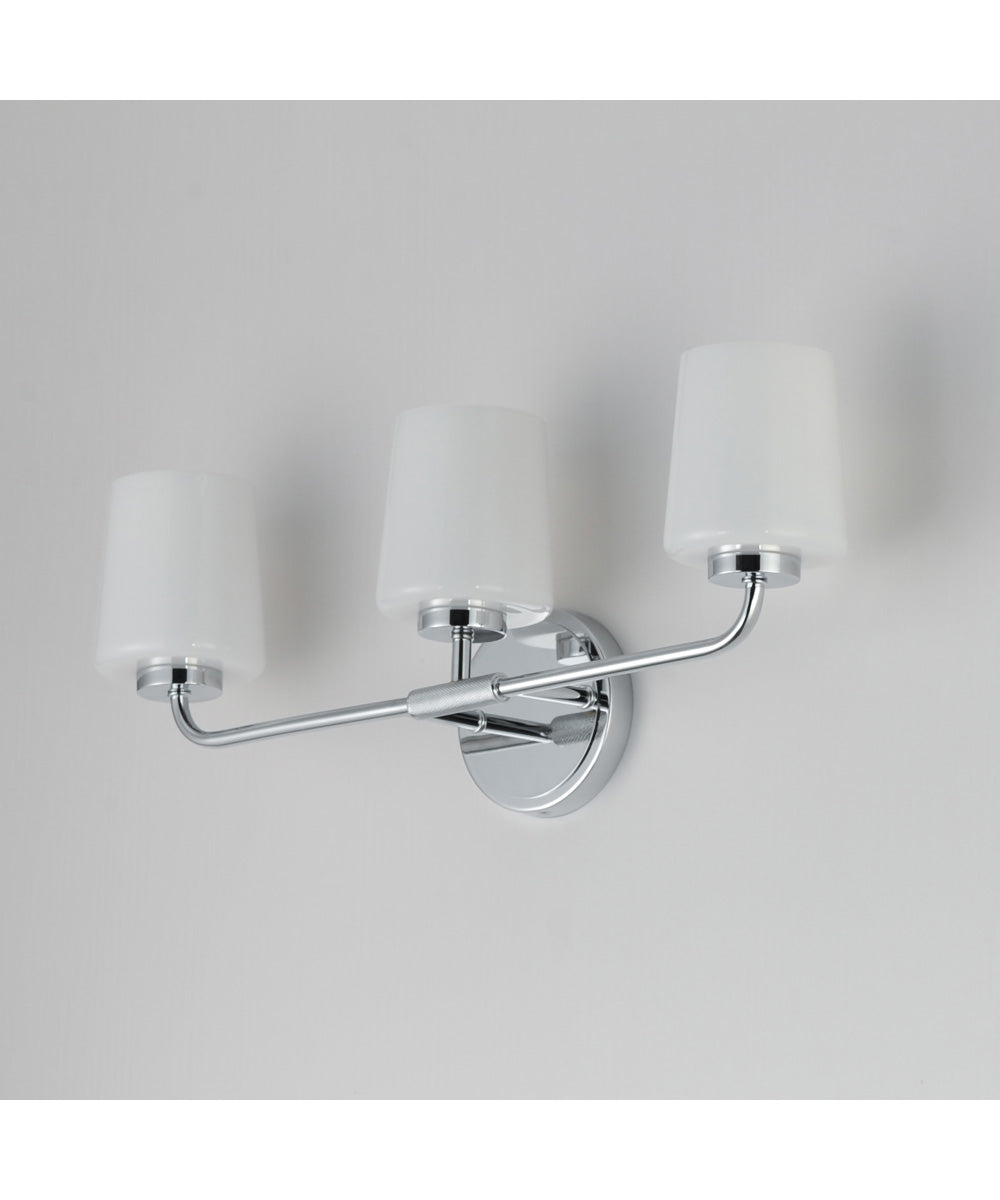 Durham 3-Light Bath Vanity Polished Chrome