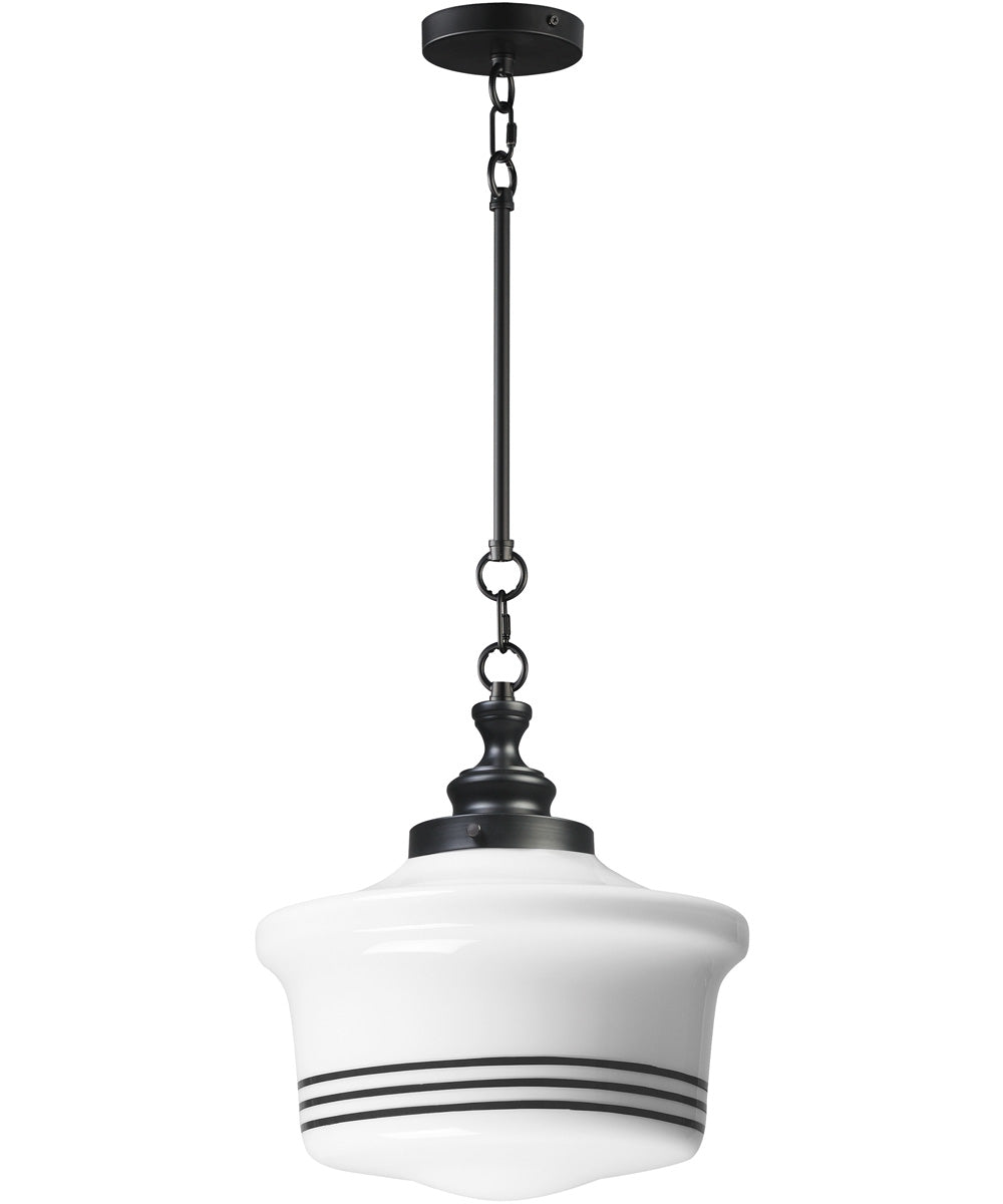 Eureka 1-Light Pendant Black