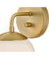 Julep 1-Light Medium Single Light Sconce in Lacquered Brass