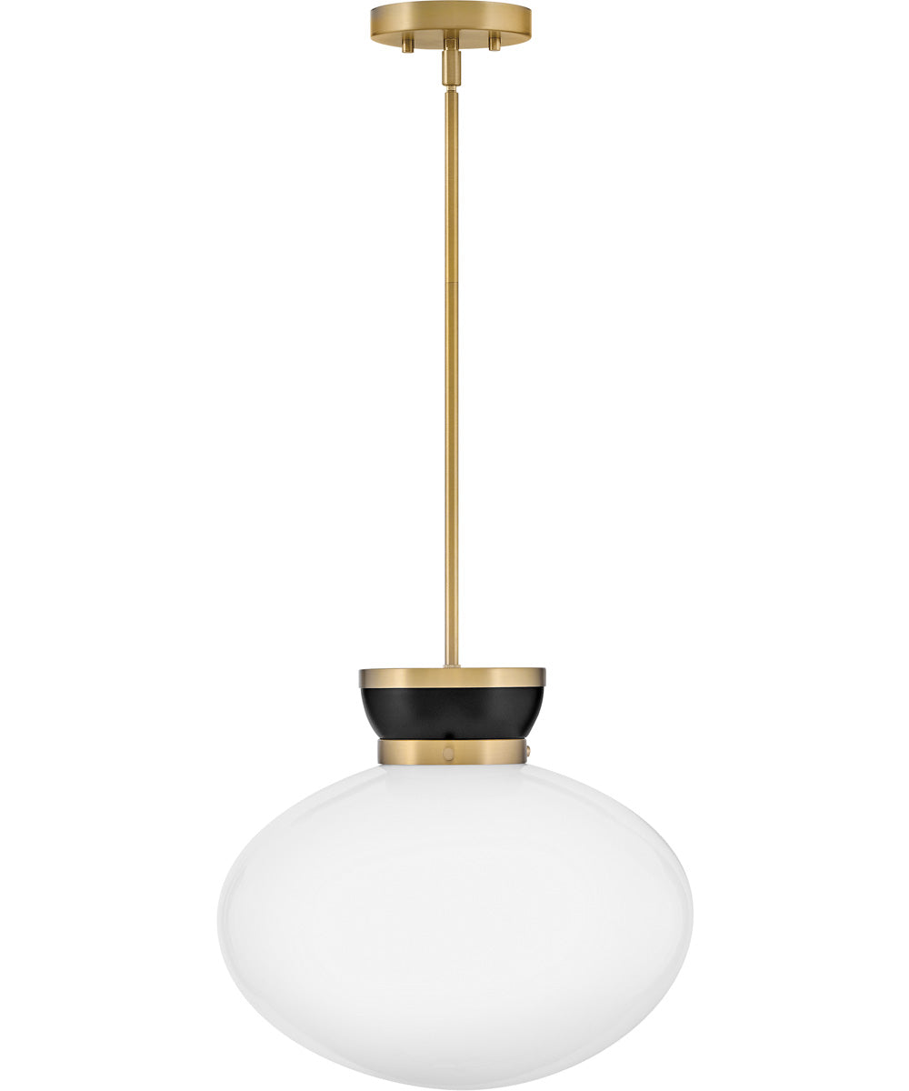 Lucy 1-Light Medium Pendant in Black