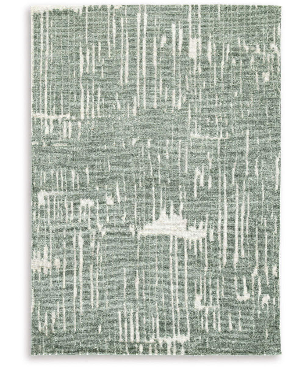 Cayworth Medium Rug Teal/White