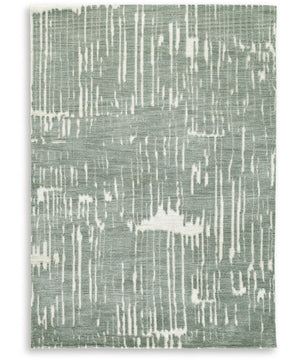 Cayworth Medium Rug Teal/White