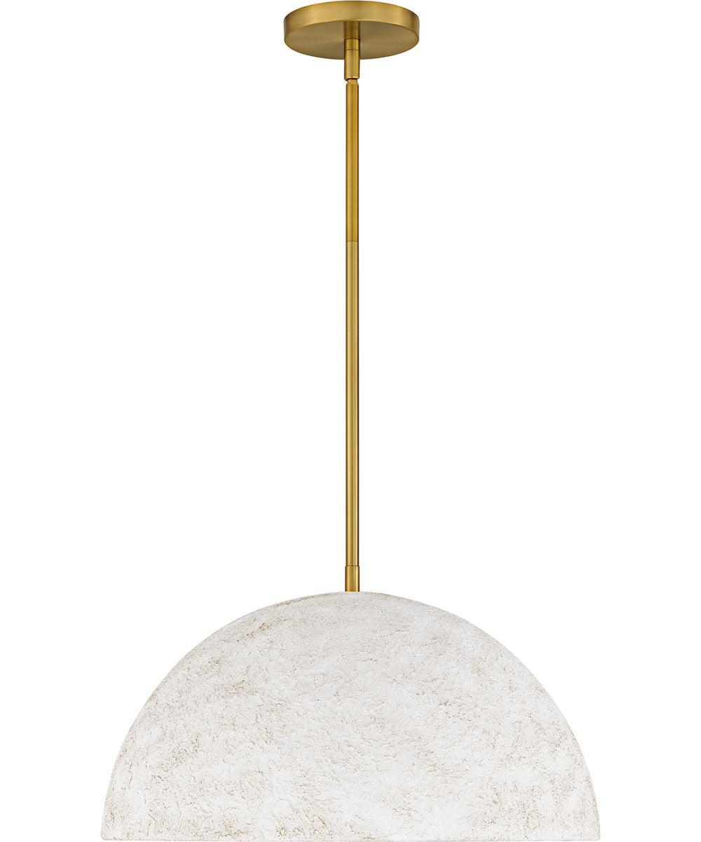 Quoizel Pendant Large 3-light Pendant Brushed Gold