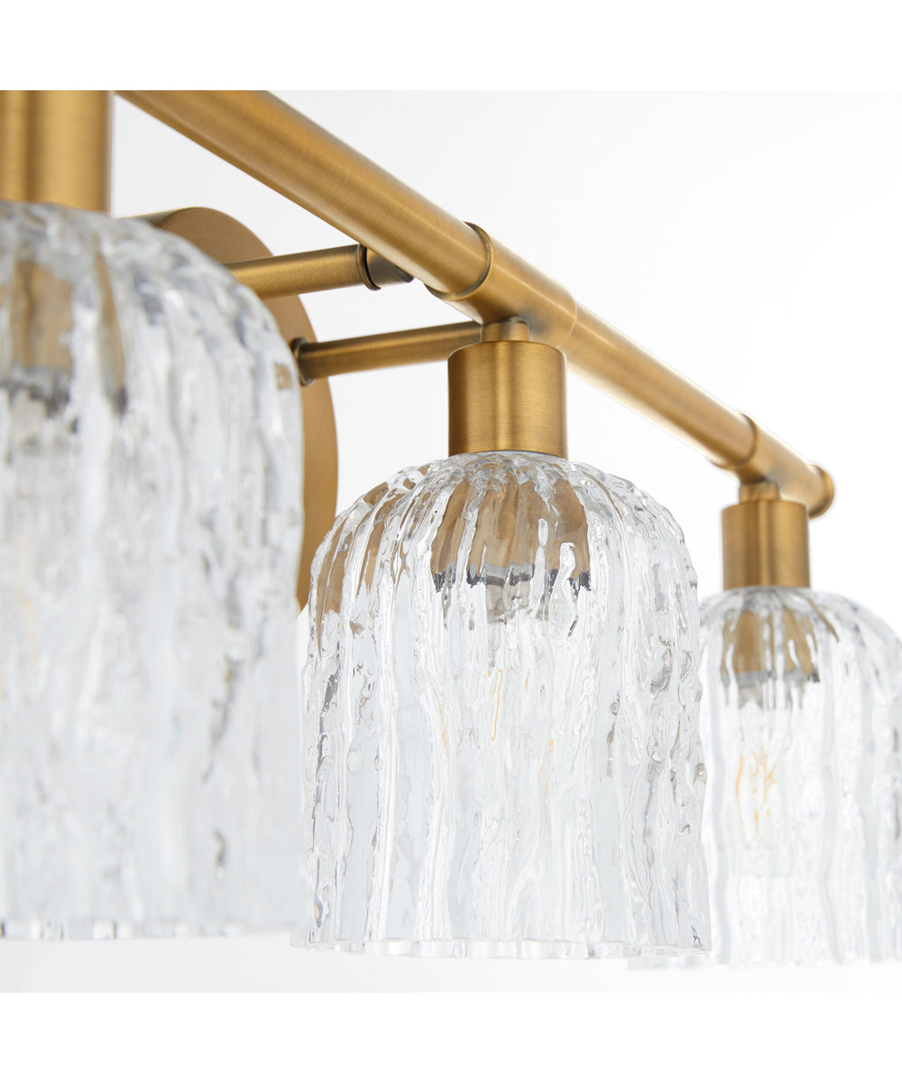 Meriam 3-light Bath Vanity Light Brushed Brass
