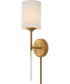 Awyr 1 Light Brass Sconce