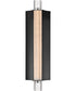 Hyperion Outdoor 18 inch LED Outdoor Wall Sconce Black