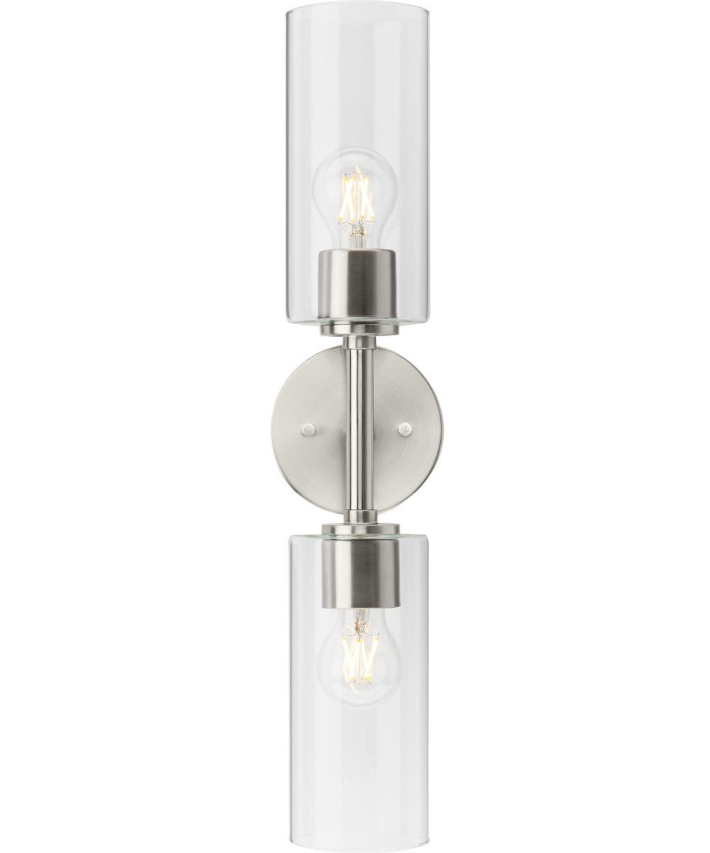 Cofield 2-Light Wall Bracket Brushed Nickel