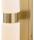 Lottie LED-Light Medium LED Vanity in Lacquered Brass