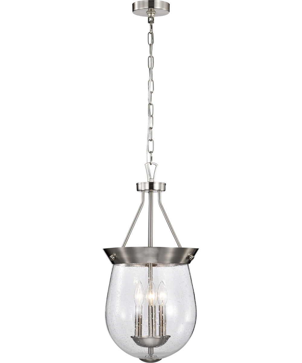 Boliver 3-Light Pendant Brushed Nickel