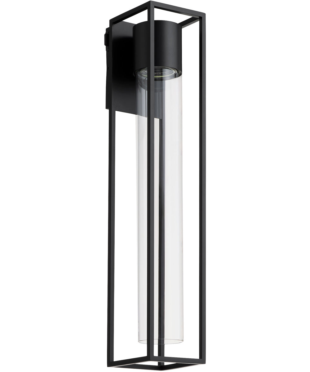 Delgado Outdoor Wall Lantern Wall Mount Light Fixture Matte Black