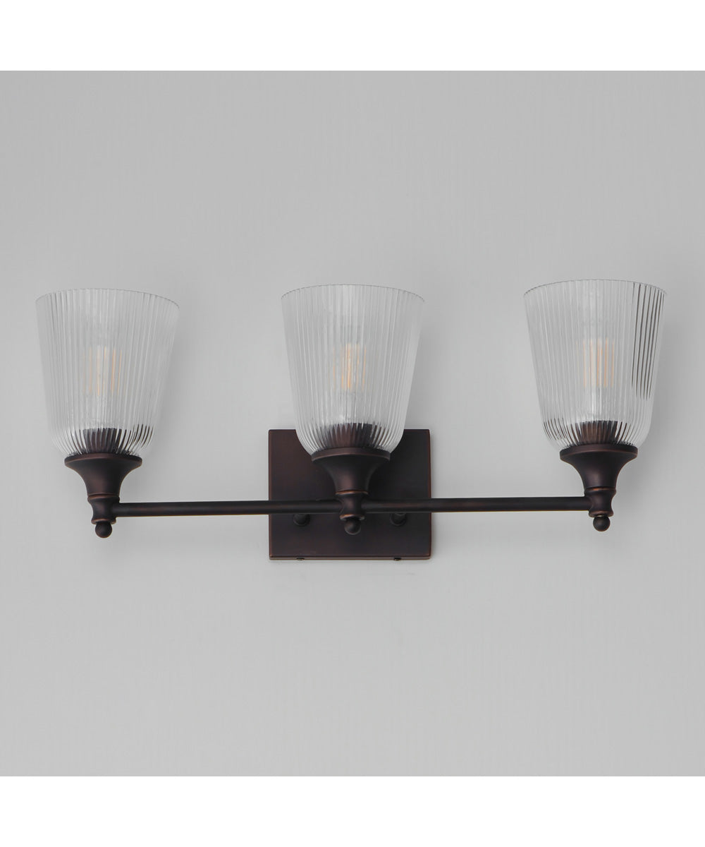Julip 3-Light Bath Vanity Dark Bronze