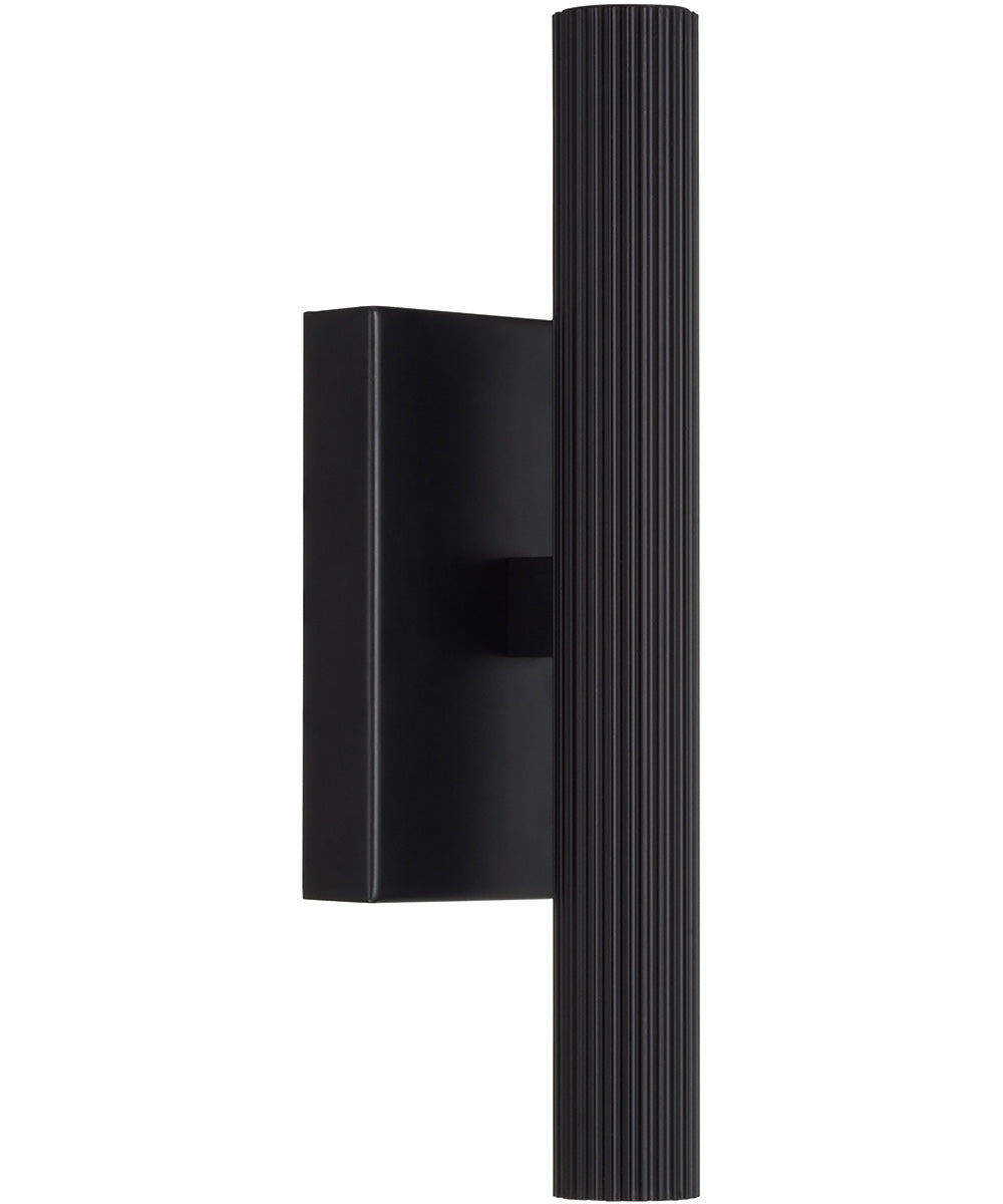 Ian 2-Light Sconce Matte Black