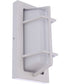 Bulkhead Rectangular 1-Light Outdoor Lighting Textured White